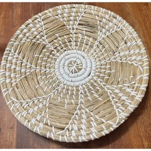Handmade Rattan Woven Homestay Hanging Wall Decoration